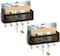 NEX™ Black Wall Mount Mail Sorter & 5 Hook Key Organizer, 2ct.